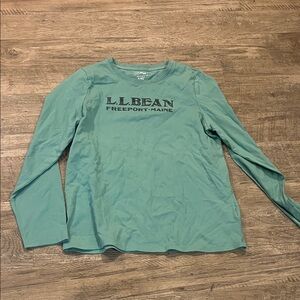 L.L. Bean Aqua Long Sleeve Tee